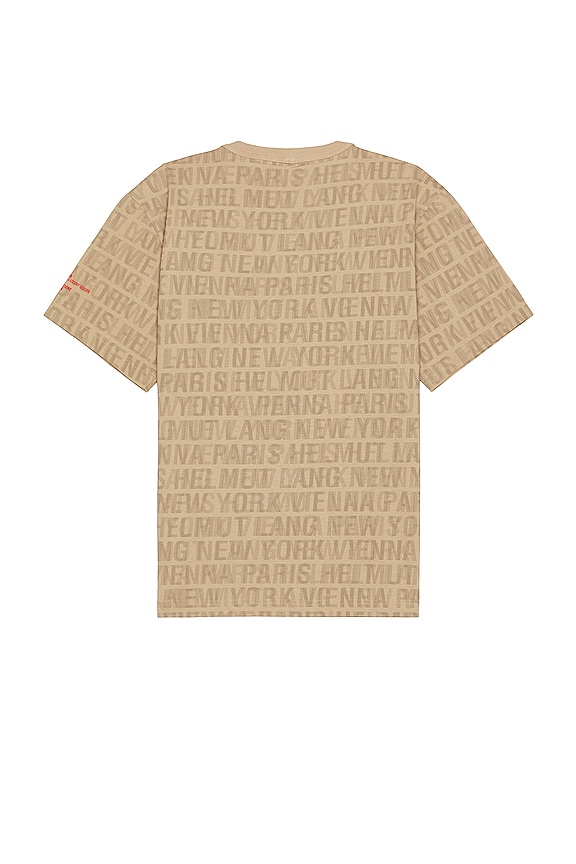 view 2 of 3 ALL OVER REPEAT 티셔츠 in Sandstorm