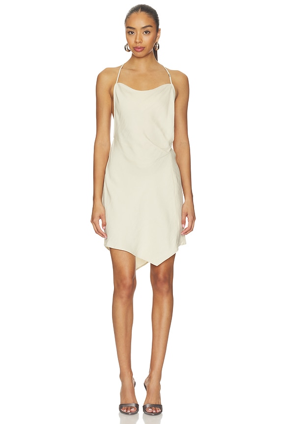 view 1 of 4 ROBE CARACO KNOT SLIP DRESS in Ivory