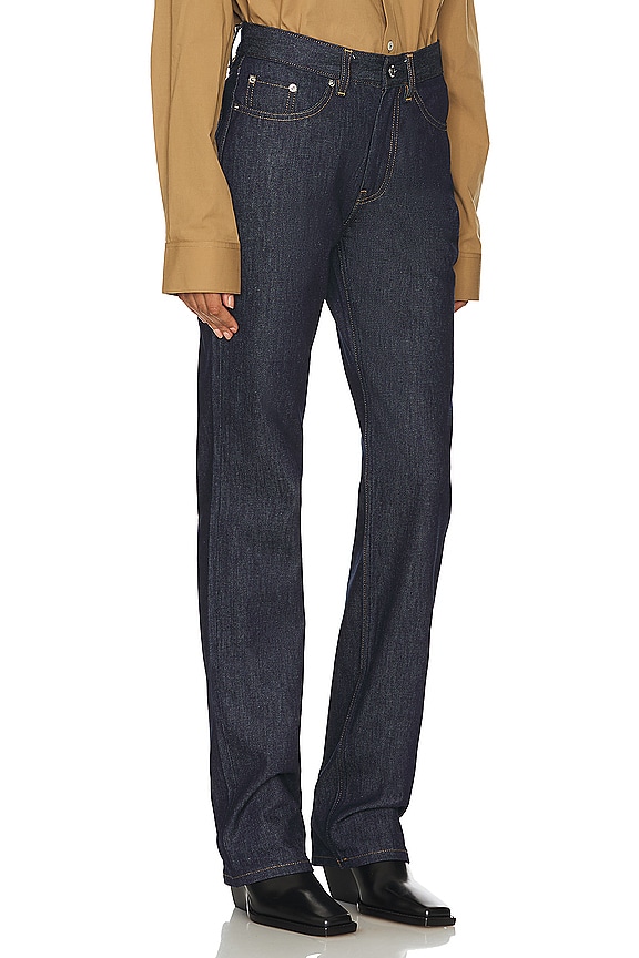 view 2 of 4 УЗКИЕ БРЮКИ МИД-РАЙЗ in Undone Indigo