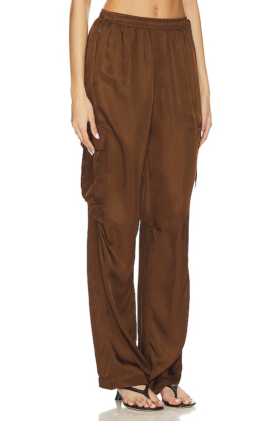 view 2 of 4 КАРГО-БРЮКИ НА РЕЗИНКЕ in Cigar