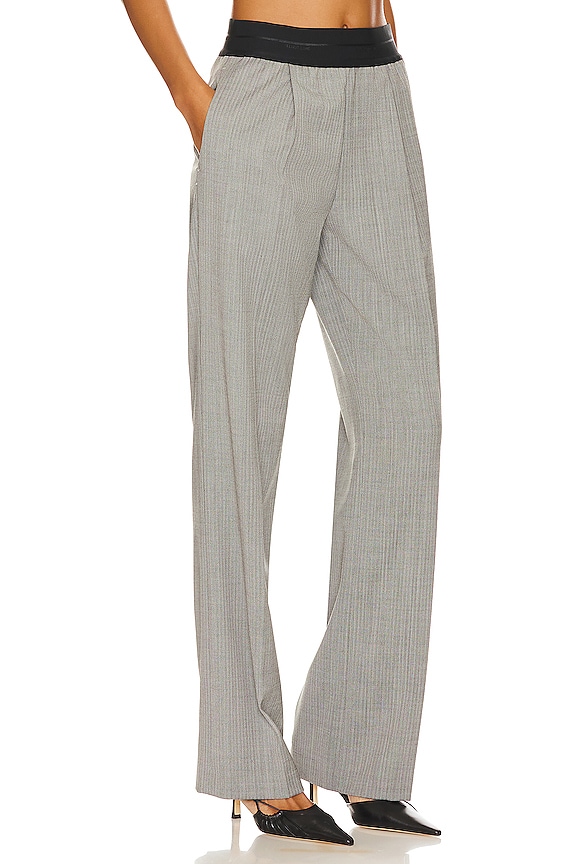 view 2 of 5 БРЮКИ in Black & White Multi