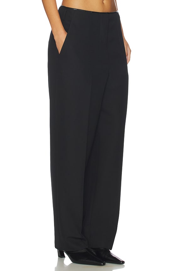 view 2 of 6 PANTALON CARROT in Black