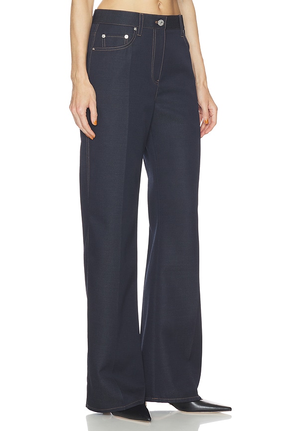 view 2 of 6 PANTALÓN RELAXED BOOTCUT in Navy Melange