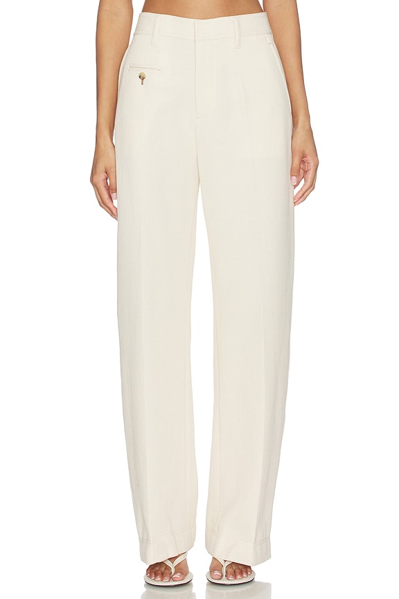 view 1 of 6 PANTALÓN CON TRABILLAS SAILOR TROUSER in Muslin