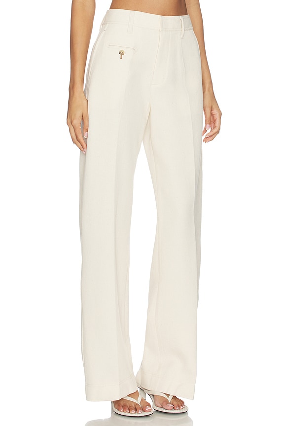 view 2 of 6 PANTALÓN CON TRABILLAS SAILOR TROUSER in Muslin