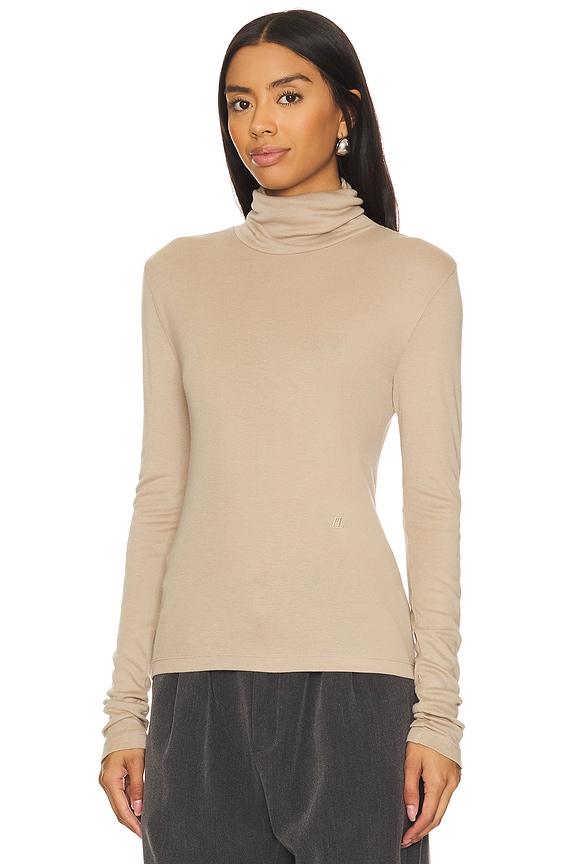 view 2 of 4 СВИТЕР С ВОРОТНИКОМ ПОД ГОРЛО in Dune