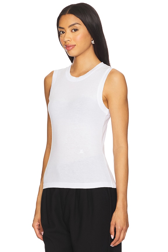 view 2 of 5 Baby Muscle Tee in Optic White