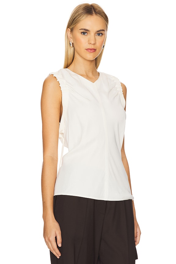 view 2 of 4 Ah Ruched Top in Ivory
