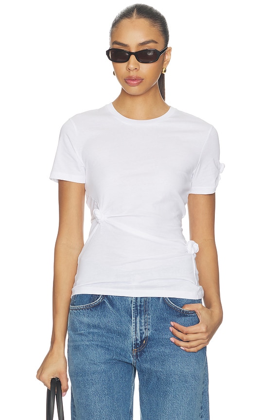 view 1 of 4 CAMISETA KNOT BABY T-SHIRT in White