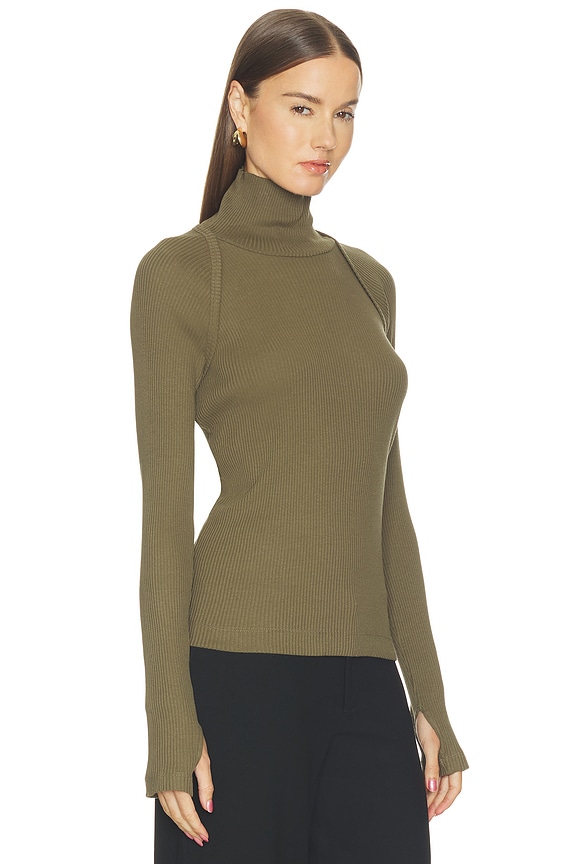 view 2 of 4 Shrug Layer Top in Kalamata
