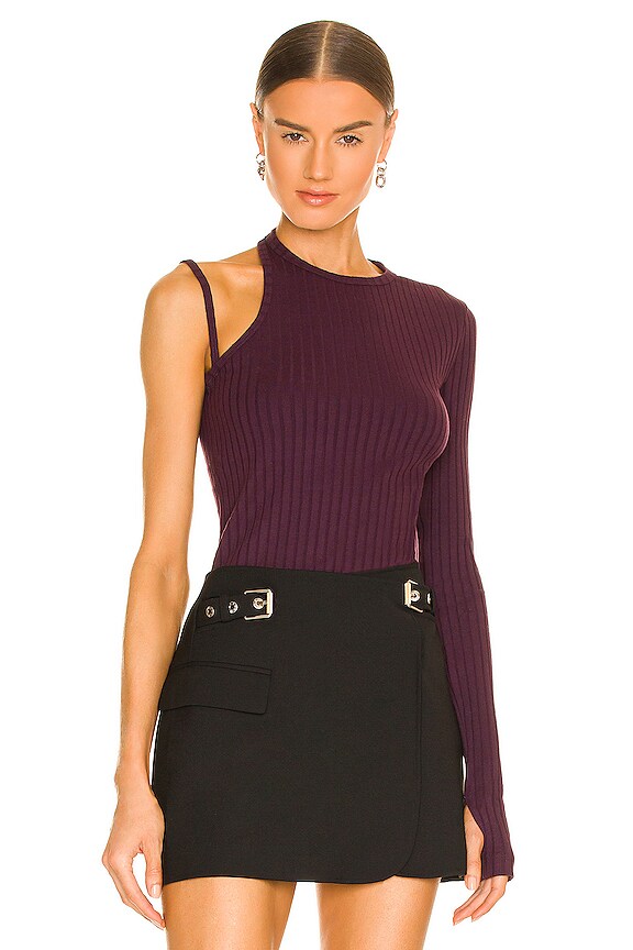 view 2 of 6 Cutout Top in Mulberry