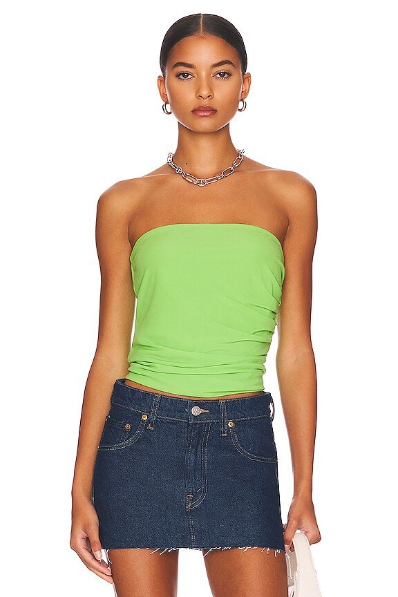 view 2 of 5 Twist Long Sleeve Tube Top in Lawn