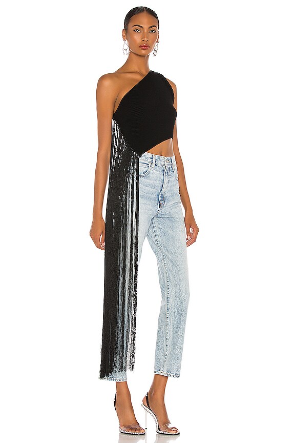 view 2 of 3 Fringe Tank in Black