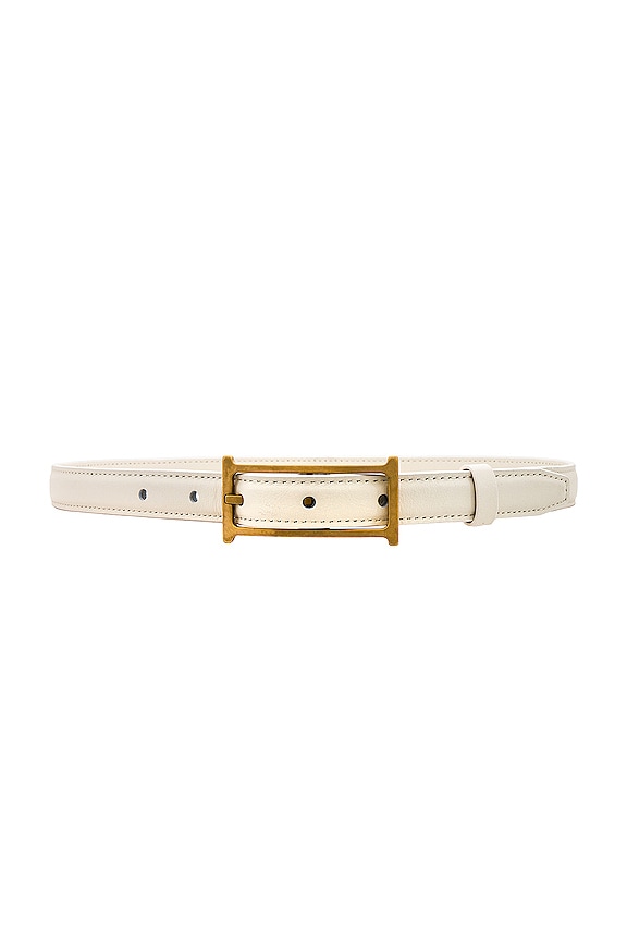 Helsa Logo Mini Belt in White | REVOLVE