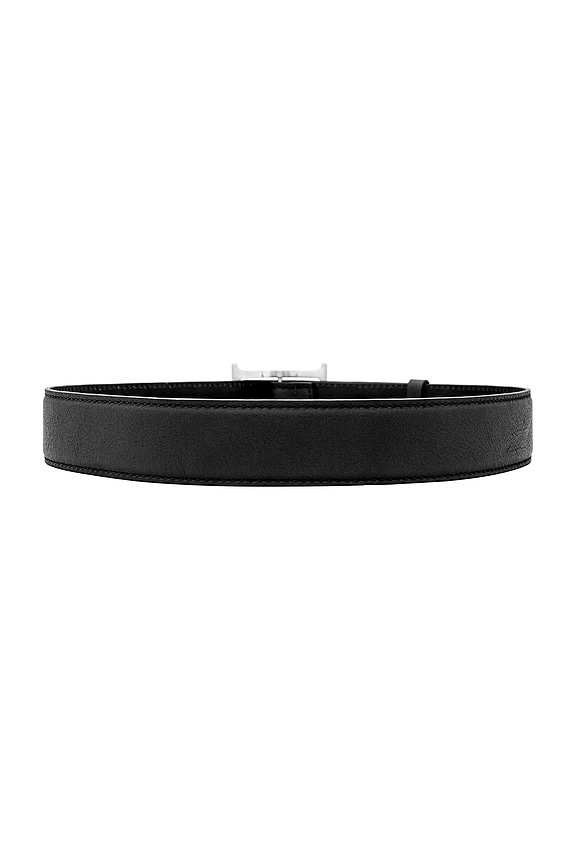 view 2 of 3 Logo Contrast Belt in Black