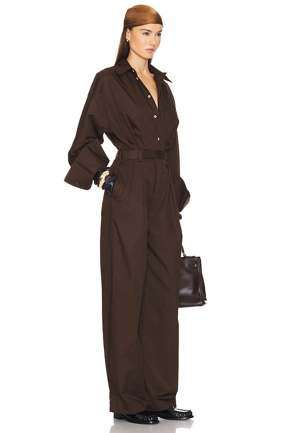 view 2 of 4 Paperbag Jumpsuit in Cacao