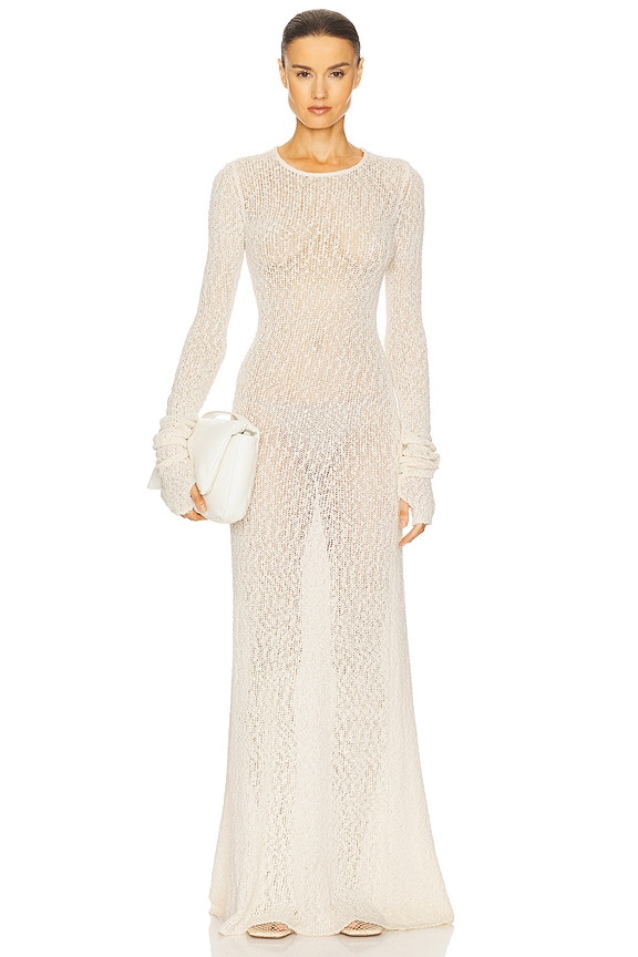 view 1 of 3 Tatum Maxi Knit Dress in Ivory
