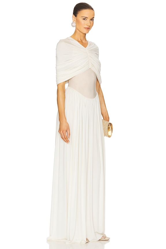 view 2 of 3 Philomena Jersey Dress in Vanilla