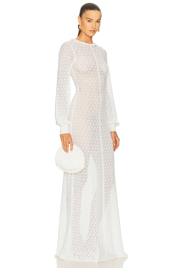 view 2 of 4 Angilique Ruffle Gown in Ivory