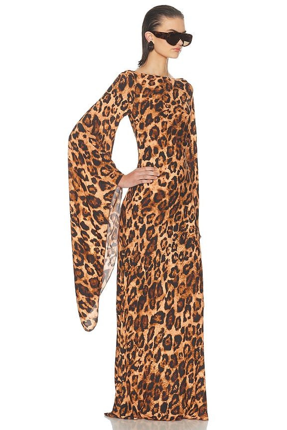 view 2 of 4 The Rosalind Dress in Leopard