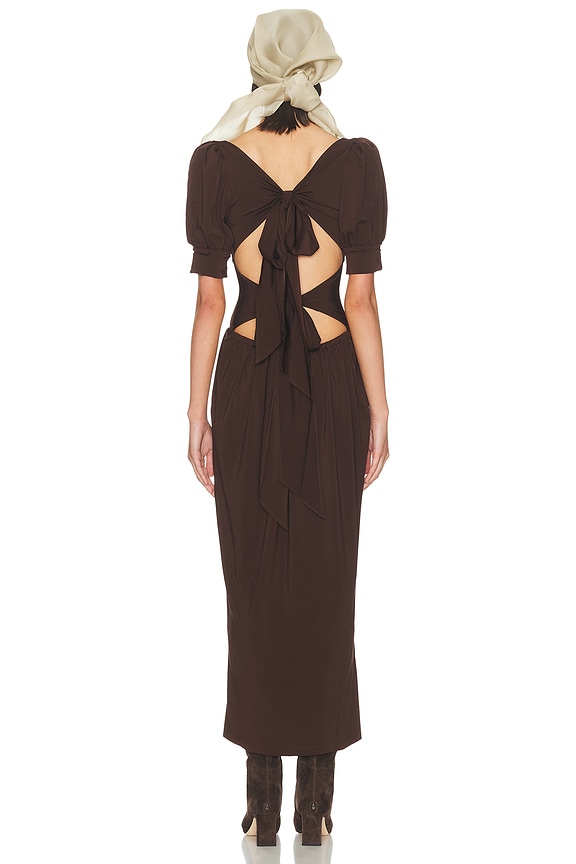 The Simone Tie Back Jersey Dress