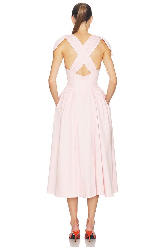 pink flower dress The Singer's Education elastick_published Color:Teal* Yellow Ruffled A Line