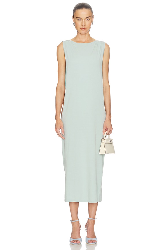 view 2 of 6 Mayumi Open Side Dress in Sky Blue