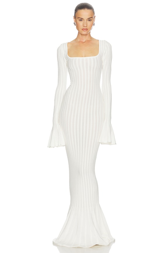 view 1 of 4 Tesca Knit Dress in White