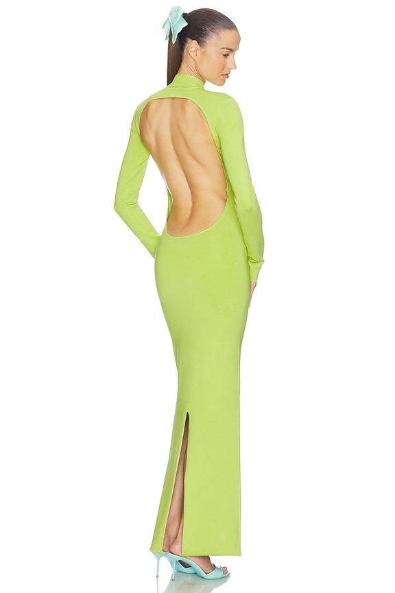 view 1 of 4 Chantria Open Back Dress in Lime