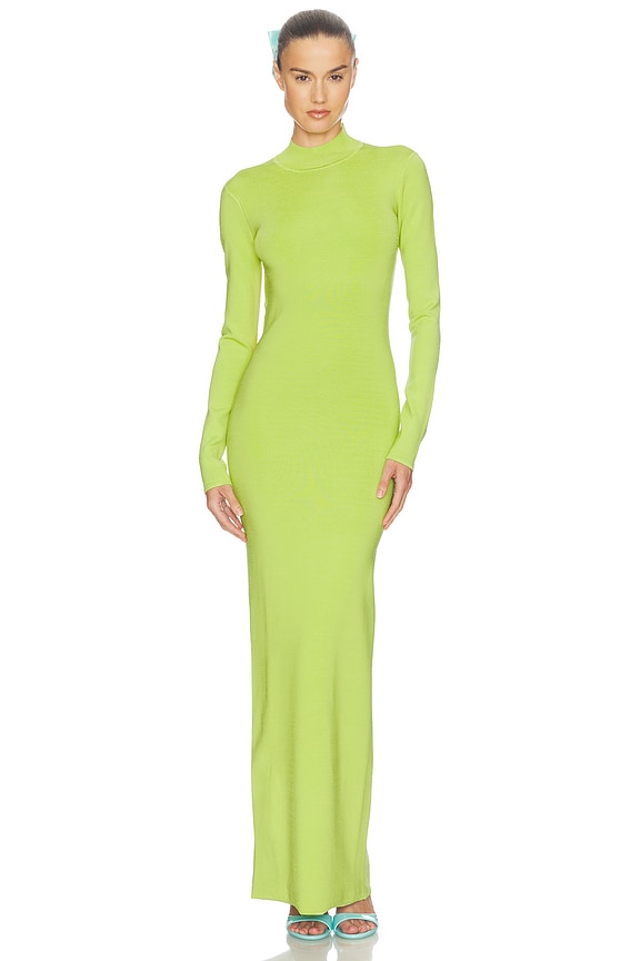 view 2 of 4 Chantria Open Back Dress in Lime