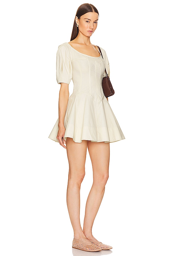 view 2 of 3 ROBE POPLIN SCULPTURAL in Hay