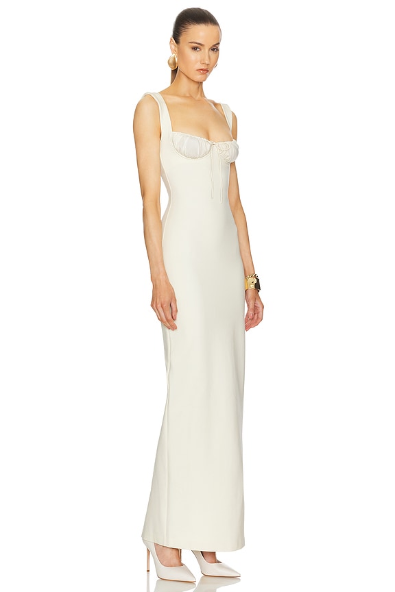 view 2 of 3 The Yasmin Dress in Baby Yellow