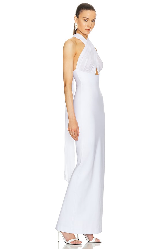 view 2 of 5 The Amber Dress in White