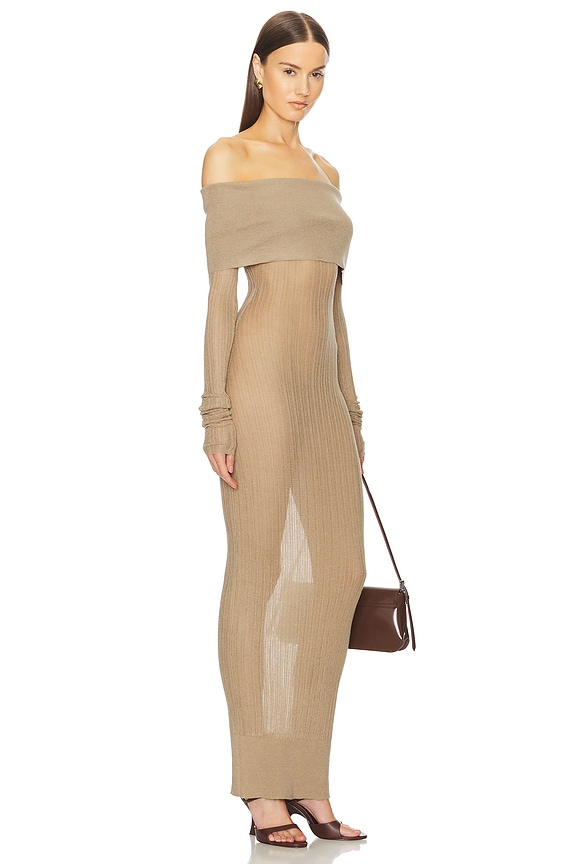 view 2 of 3 Justin Maxi Dress in Beige
