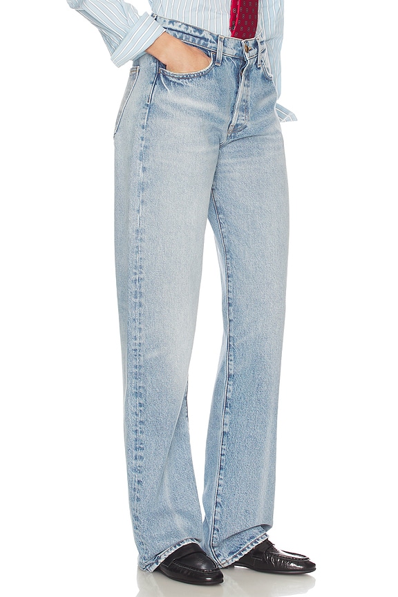 view 2 of 7 The 1990s Jean in Bright Blue