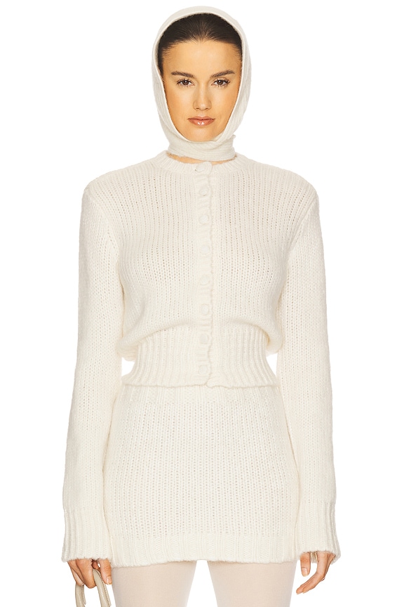 view 1 of 4 Annabelle Cardigan in Ivory
