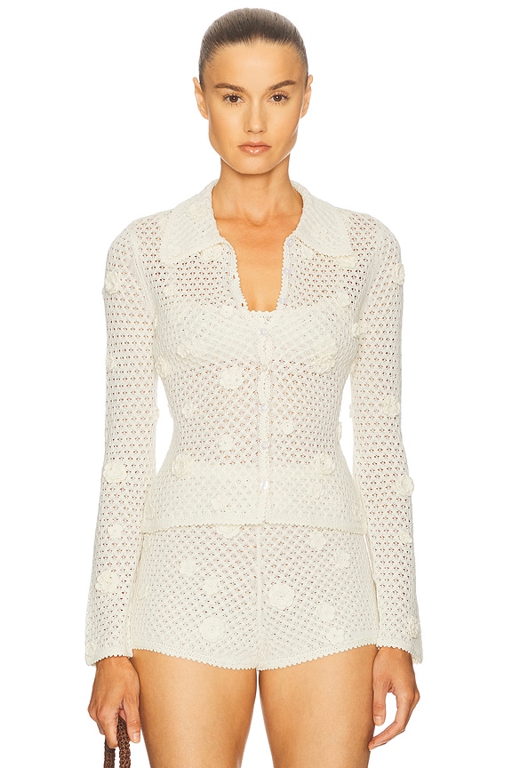 view 2 of 6 КАРДИГАН RIELEY in Ivory