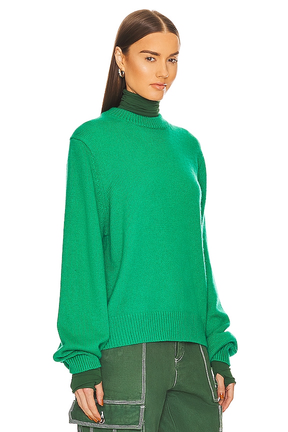 view 2 of 4 Lynnea Crew Pullover in Green