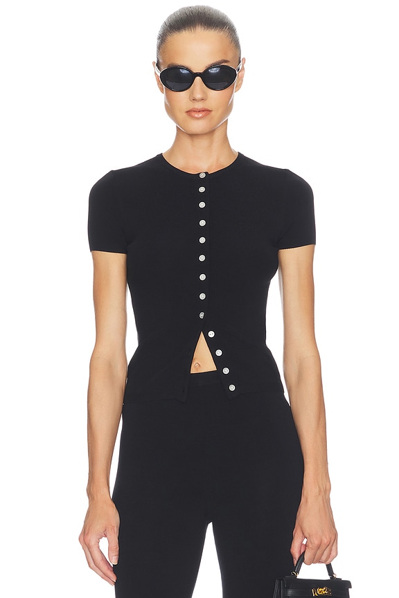 view 1 of 4 Beckette Knit Cardi in Black