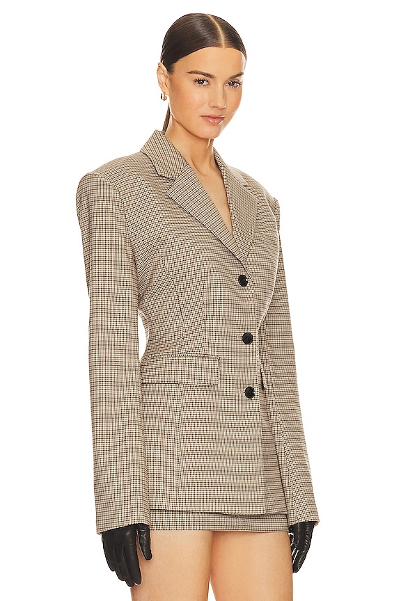 view 2 of 4 КУРТКА PLAID S CURVE in Cafe Plaid