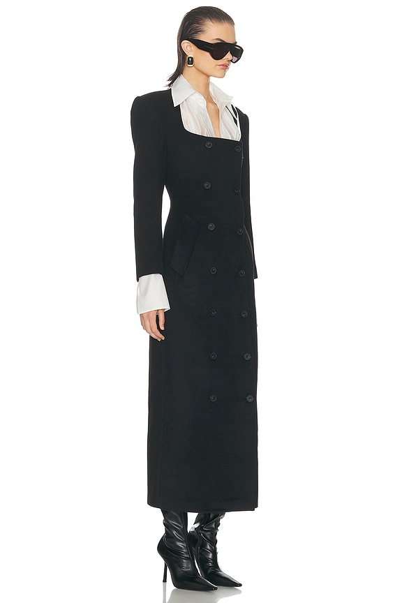 view 2 of 3 The Hourglass Coat in Black