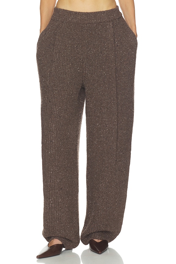 view 2 of 7 Dosela Fleck Knit Pant in Brown Multi