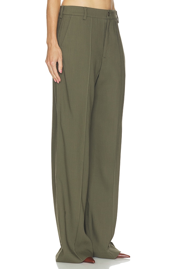 view 2 of 6 Wool Blend Trouser in Central Park Green