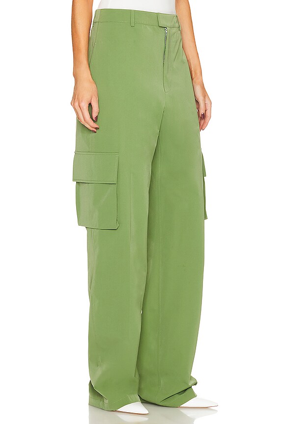 view 2 of 4 Tech Gabardine Trousers in Army Green