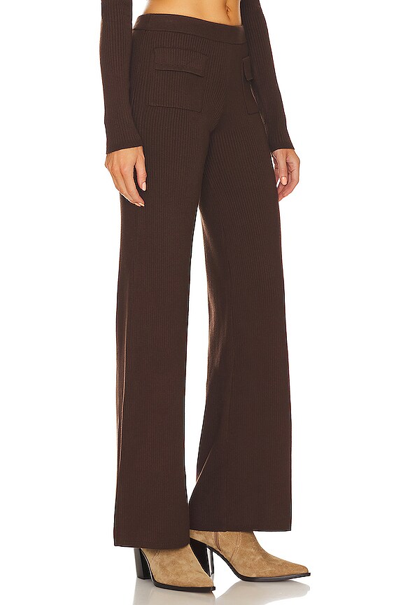 view 2 of 4 Lesa Pant in Dark Brown