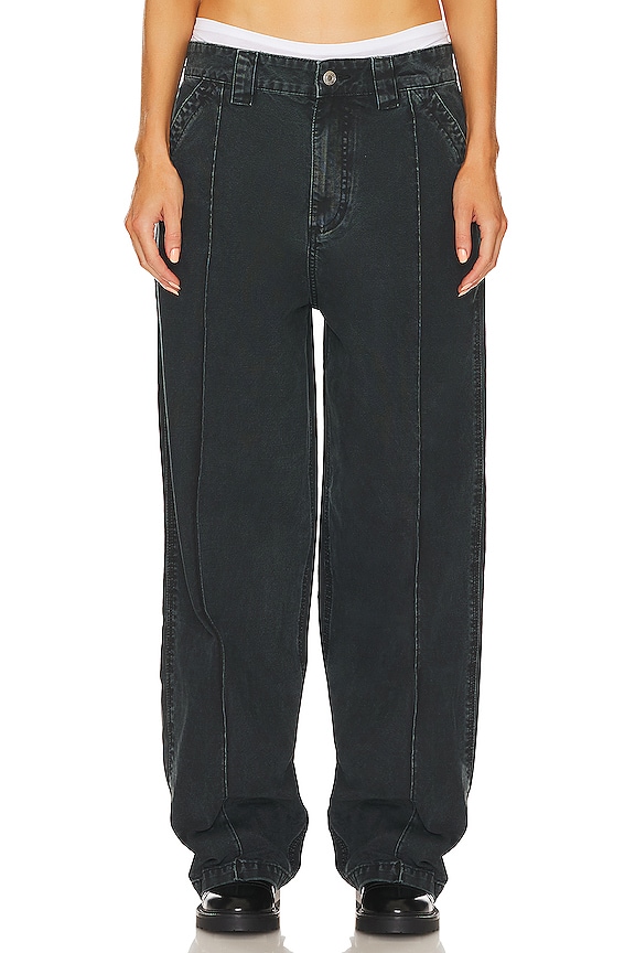 view 2 of 5 Workwear Oversized Pant in Black