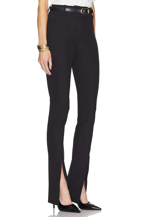 view 2 of 6 CALÇAS STRETCH TWILL NOTCH in Black