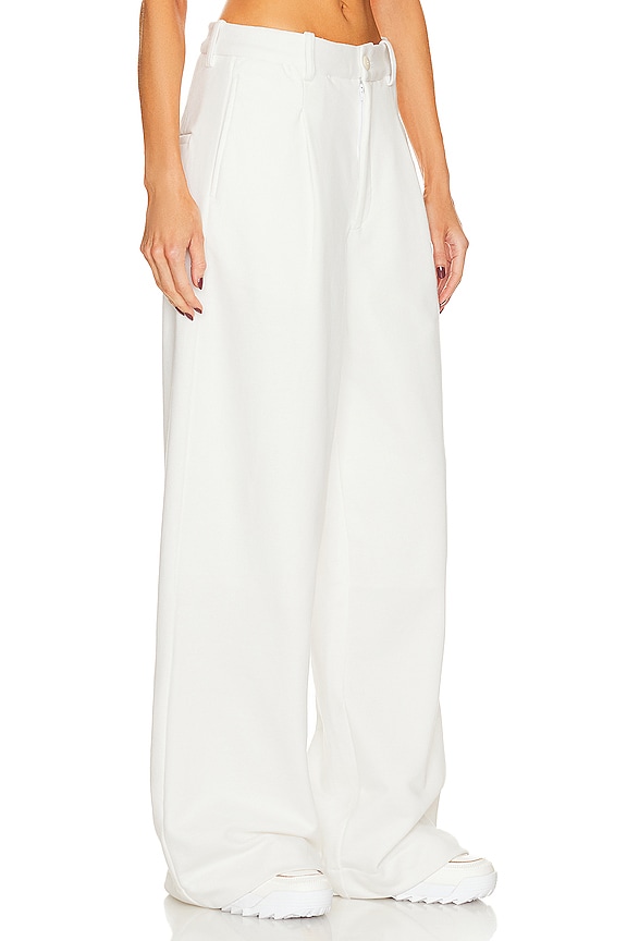 view 2 of 4 PANTALÓN CON TRABILLA ENZYME in White