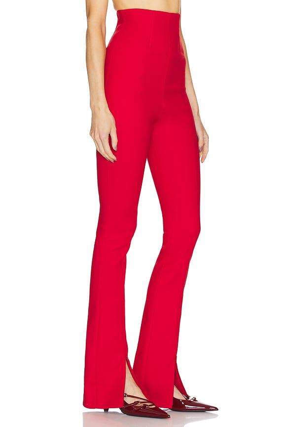 view 2 of 7 The Cigarette Pant in Lipstick Red