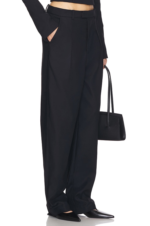 view 2 of 7 The Barrel Pant in Black